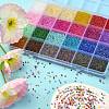 19200Pcs 24 Colors 12/0 Glass Seed Beads SEED-YW0001-87A-5