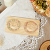 Beech Wooden Jewelry Bracelet Finger Ring Diplay Holder Tray ODIS-WH0010-02J-01-7