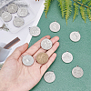 12Pcs 12 Style  304 Stainless Steel Pendants STAS-UN0026-15-2