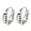 316 Surgical Stainless Steel Hoop Earrings EJEW-D096-09P-AS-1