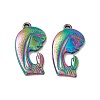 Ion Plating(IP)  304 Stainless Steel Pendants STAS-G278-12M-2