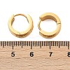 304 Stainless Steel Polishing Effect Hoop Earrings EJEW-M001-37G-5