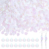 2000Pcs UV Plating Resin Charms RESI-NB0002-17A-1
