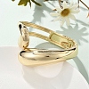 Alloy Hinged Bangles for Womrn BJEW-D312-01G-2