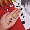 26Pcs 13 Styles Gunmetal Plated Alloy Enamel Pendants ENAM-SZ0001-64-3