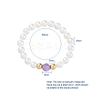 Natural Mixed Gemstone Stretch Rings Sets RJEW-JR00301-6