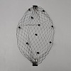 Nylon Fascinator Mesh Face Veil OHAR-WH0034-09B-01-1