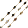 Handmade Gemstone Beads & 316 Stainless Steel Round Link Chains CHS-L033-07G-01-1
