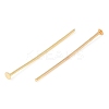 Brass Flat Head Pins KK-N254-47C-G-2