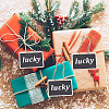 10Pcs Mini Wooden Hanging Chalkboard HJEW-DR0001-04-6
