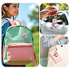 Resin Butterfly Pendant Keychains KEYC-TAC0034-03C-7