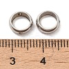 Non-Tarnish 201 Stainless Steel Bead Frames STAS-O130-06P-C-3