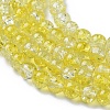 Baking Paint Crackle Glass Bead Strands CCG-S001-8mm-04-1