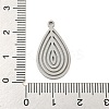 Non-Tarnish 304 Stainless Steel Pendants LS-STAS-Z076-03P-3