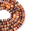 Handmade Polymer Clay Beads Strands CLAY-R089-6mm-T02B-21-5