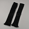 Sequin Acrylic Fiber Yarn Leg Warmers Socks AJEW-WH20064-46A-1