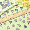 42Pcs 21 Styles Alloy Enamel Connector Charms ENAM-CJ0004-42-5