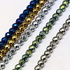Electroplate Non-magnetic Synthetic Hematite Beads Strands G-J169B-4mm-M-1