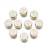 Alloy Enamel Beads X-ENAM-N052-006-01D-RS-1