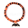 Ghostly Polymer Clay Heishi Stretch Bracelets BH7010-12-1