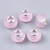Resin Rhinestone European Beads RPDL-T002-03I-1