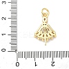 Brass Micro Pave Cubic Zirconia Pendants KK-H539-05G-3