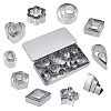 30Pcs 10 Styles Stainless Steel Cookie Cutters DIY-WH0591-098-1