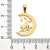 304 Stainless Steel Pendants STAS-R134-02G-01-3