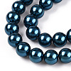 Glass Pearl Beads Strands HY-G002-01D-09-2