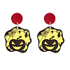 Halloween Acrylic Dangle Stud Earrings FS-WGAFD0C-09-1