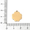 304 Stainless Steel Pendants STAS-P383-06A-G-3