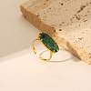 Oval Synthetic Turquoise Finger Rings DI3316-3-1