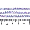 Electroplate Glass Beads Strands GLAA-Q105-04-5