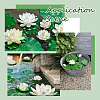 Artificial EVA Foam Lotus Leaf & Flower AJEW-SP0003-26A-6