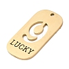 304 Stainless Steel Pendants STAS-D200-02J-G-2
