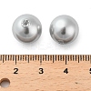 Baking Paint Pearlized Glass Pearl Round Beads X-HY-Q001-02B-04-3