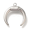 Anti-Tarnish 304 Stainless Steel Pendants STAS-P371-110P-1