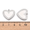 304 Stainless Steel Pendant Cabochon Settings LS-STAS-T065-89P-3