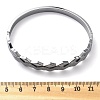 304 Stainless Steel Hinged Bangles for Women BJEW-A011-15P-5