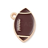 Alloy Enamel Pendants ENAM-A008-34KCG-1