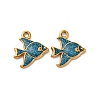 304 Stainless Steel Enamel Pendants STAS-Q363-01A-G-1