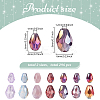 296Pcs 2 Styles Transparent Glass Beads GLAA-AR0001-78B-2