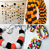 400Pcs 4 Colors Polyester Pom Pom Balls DIY-SC0031-37C-6