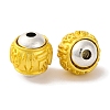 Rack Plating Alloy Beads PALLOY-F313-02MG-2