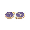 Mother's Day Alloy Enamel Charms LS-ENAM-T016-11H-RS-3