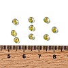 Transparent Stripe Glass Seed Beads GLAA-NH0001-06H-3
