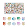 Kissitty 500Pcs 10 Colors Imitation Jade Glass Beads DGLA-KS0001-01-1