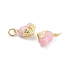 Rack Plating Brass Enamel Charms KK-G512-19E-G-2