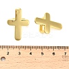Brass Slider Charms KK-L229-020G-3
