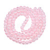 Translucent Crackle Glass Beads Strands CCG-T003-01B-2